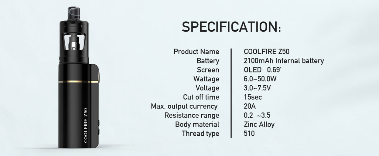 Innokin Coolfire Z50 вейп цена