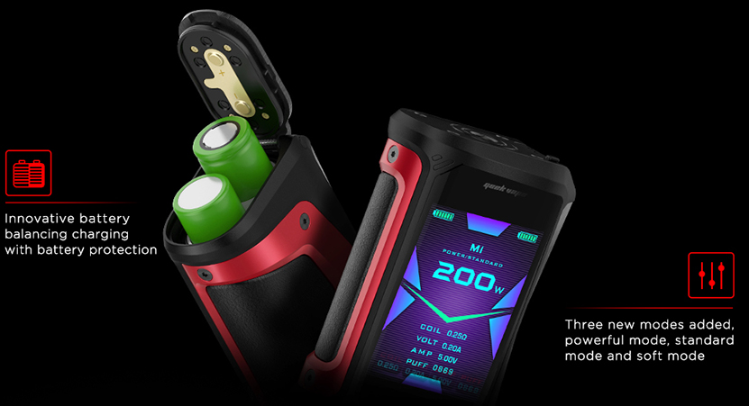 Aegis X 200W бокс мод