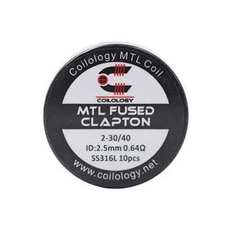 Coilology MTL Fused Clapton SS316L 0.64ohm 10бр