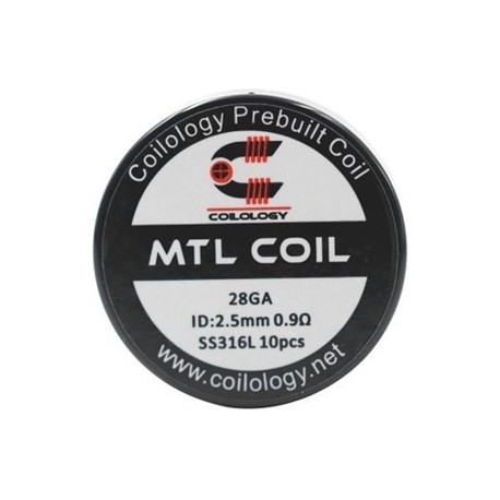 Coilology MTL SS316L 0.9ohm 10бр