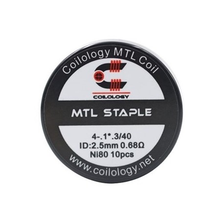 Coilology MTL Staple Coil Ni80 0.68ohm 10бр