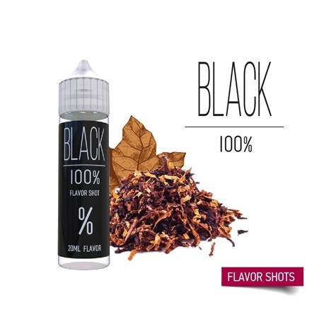 Вейп течност без никотин Black 100 % 60ml Flavour Shot