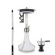 DUM Shisha Victoria SS39 Silver-White 48cm