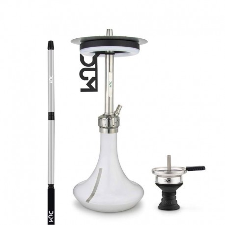 DUM Shisha Victoria SS39 Silver-White 48cm