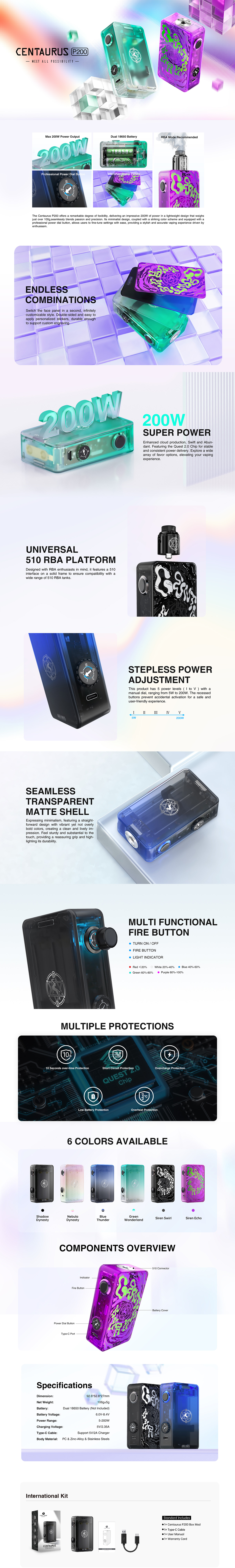 Вейп мод Lost Vape Centaurus